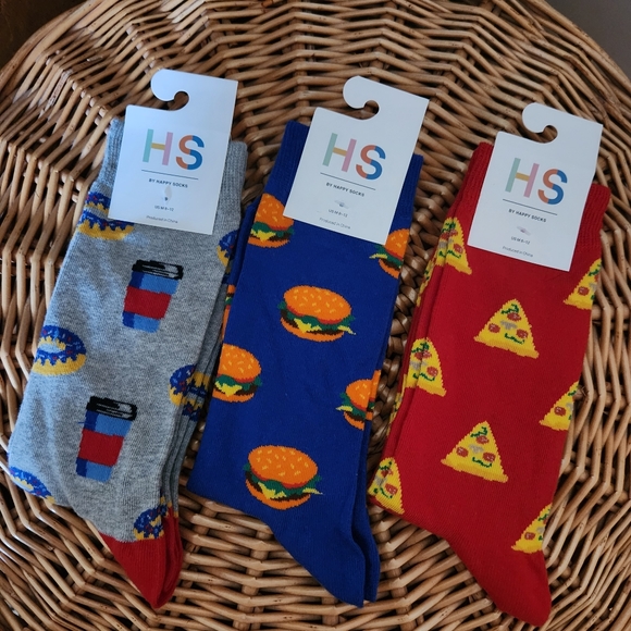 3 pairs fun printed socks bundle - Picture 2 of 2